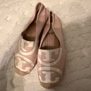 Tory Burch Poppy logo Espadrille Flats